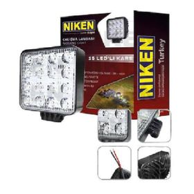 Nıken 0520010201 16 Ledli Kare Çalışma Lambası