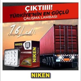 Nıken 0520010201 16 Ledli Kare Çalışma Lambası