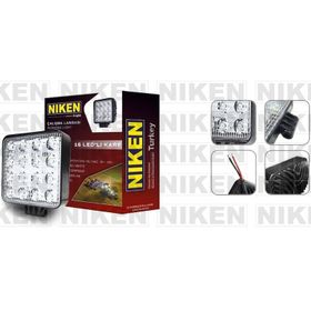 Niken 16 Ledli Kare 22-27W Çalışma Lambası