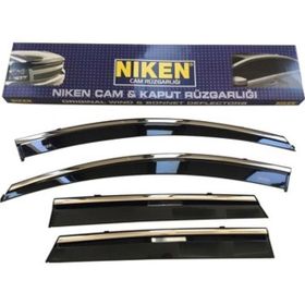 Niken 2015-2020 Toyota Hilux Kromlu 4'lü Cam Rüzgarlığı Set
