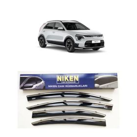 Niken 2016-2021 Arası Uyumlu Kia Niro Kromlu Cam Rüzgarlığı
