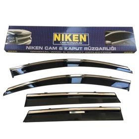 Niken 2016-2021 Renault Megane 4 Hb Kromlu 4'lü Cam Rüzgarlığı