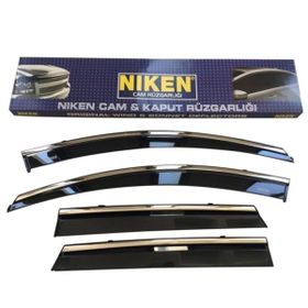 Niken 2018-2021 Citroen Berlingo Kromlu 4'lü Cam Rüzgarlığı Set