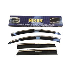 Niken 2018-2021 Citroen Berlingo Kromlu 4'lü Cam Rüzgarlığı Set