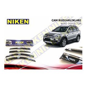 Niken Chevrolet Captiva 2009 Sonrası Kromlu Cam Rüzgarlığı