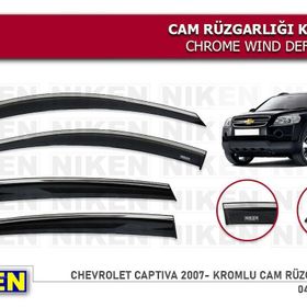 Niken Chevrolet Captiva 2009 Sonrası Kromlu Cam Rüzgarlığı