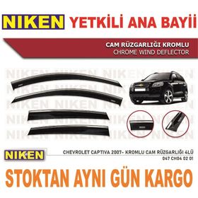 Niken Chevrolet Captiva Kromlu Cam Rüzgarlığı