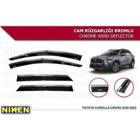 Niken Corolla Cross 2020-2023 Kromlu Cam Rüzgarlığı Uyumlu