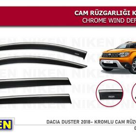 Niken Dacia Duster 2018 Kromlu Cam Rüzgarlığı