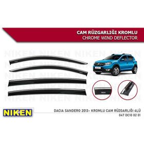 Niken Dacia Sandero 2013 Kromlu Cam Rüzgarlığı