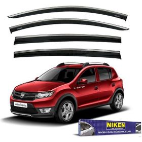 Niken Dacia Sandero 2013 Sonrası Kromlu Cam Rüzgarlığı
