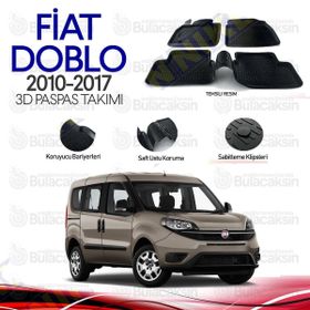 Niken Fiat Doblo 2010 - 2017 3D Havuzlu Oto Paspas Takımı