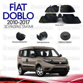 Niken Fiat Doblo 2010 - 2017 3D Havuzlu Oto Paspas Takımı