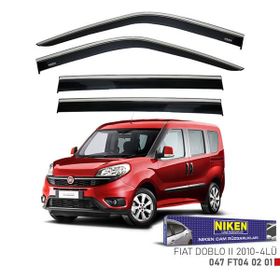 Niken Fiat Doblo 4'lü 2010 Kromlu Cam Rüzgarlığı