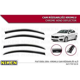 Niken Fiat Egea 2016 2017 2018 2019 2020 Model Kromlu Cam Rüzgarlığı