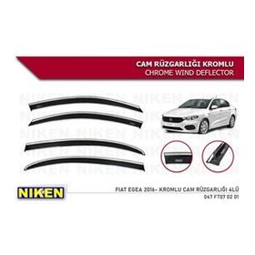 Niken Fiat Egea 2016 2017 2018 2019 2020 Model Kromlu Cam Rüzgarlığı