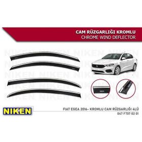 Niken Fiat Egea 2016 2017 2018 2019 2020 Model Kromlu Cam Rüzgarlığı