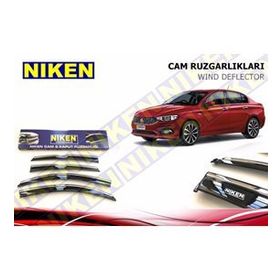 Niken Fiat Egea 2016 Sonrası Kromlu Cam Rüzgarlığı