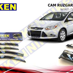 Niken Ford Focus 2012 Rüzgarliği 4 Kromlu Cam
