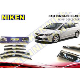 Niken Honda Civic 2007 2011 Kromlu Cam Rüzgarlığı