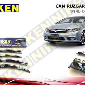 Niken Honda Civic Fb7 2012 Kromlu Cam Rüzgarlığı