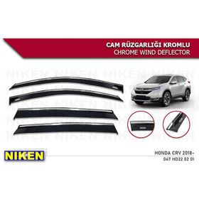 Niken Honda Cr-V 4'lü Set 2018-2021 Kromlu Cam Rüzgarlığı