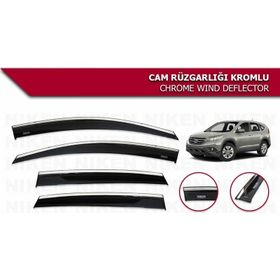 Niken Honda CRV 2012-2018 Arası Kromlu Cam Rüzgarlığı