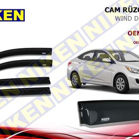 Niken Hyundai Accent Blue Cam Rüzgarlığı