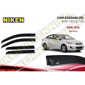 Niken Hyundai Accent Blue Cam Rüzgarlığı