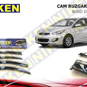 Niken Hyundai Accent Blue Kromlu Cam Rüzgarlığı