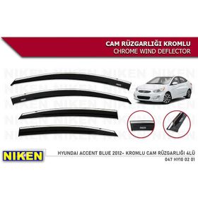 Niken Hyundai Accent Blue Kromlu Cam Rüzgarlığı