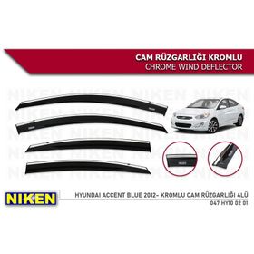 Niken Hyundai Blue Kromlu Cam Rüzgarlığı