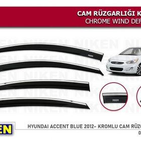 Niken Hyundai Blue Kromlu Cam Rüzgarlığı