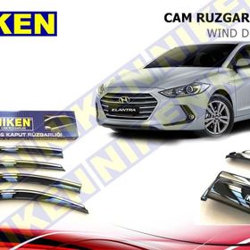 Niken Hyundai Elantra 2016 Sonrası Kromlu Cam Rüzgarlığı