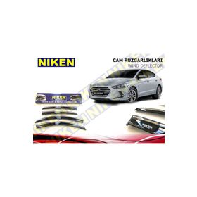 Niken Hyundai Elantra 2016 Sonrası Kromlu Cam Rüzgarlığı