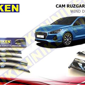 Niken Hyundai I30 2017 Sonrası Kromlu Cam Rüzgarlığı