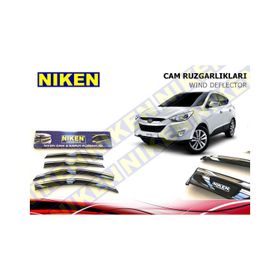 Niken Hyundai İX35 Paslanmaz 4 Seti 2010 Üzeri Kromlu Cam Rüzgarlığı
