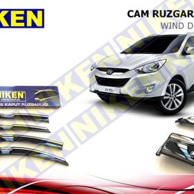 Niken Hyundai İX35 Paslanmaz 4 Seti 2010 Üzeri Kromlu Cam Rüzgarlığı