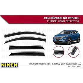 Niken Hyundai Tucson 2015-2020 Kromlu Cam Rüzgarlığı