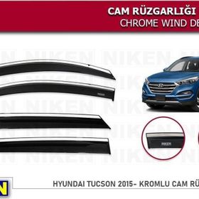 Niken Hyundai Tucson 2015-2020 Kromlu Cam Rüzgarlığı