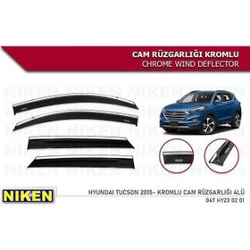 Niken Hyundai Tucson 2015-2020 Kromlu Cam Rüzgarlığı