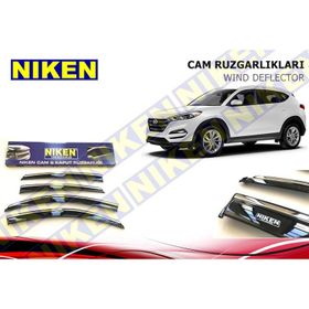 Niken Hyundai Tucson 2015 Kromlu Cam Rüzgarlığı
