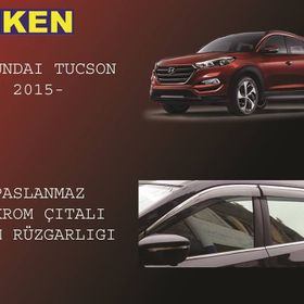 Niken Hyundai Tucson 2015 Kromlu Cam Rüzgarlığı