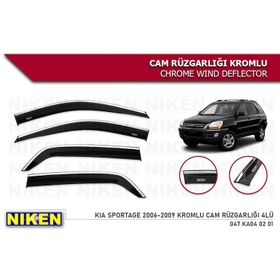 Niken Kia Sportage 2006 Kromlu Cam Rüzgarlığı