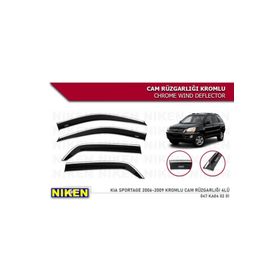 Niken Kia Sportage 2006 Kromlu Cam Rüzgarlığı