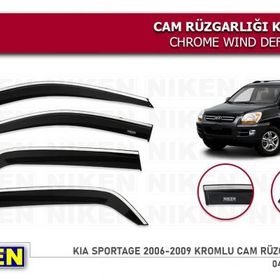 Niken Kia Sportage 2006 Kromlu Cam Rüzgarlığı