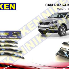 Niken Kia Sportage 2010 2015 Kromlu Cam Rüzgarlığı