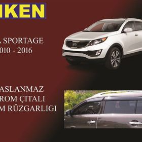Niken Kia Sportage 2011 Kromlu Cam Rüzgarlığı