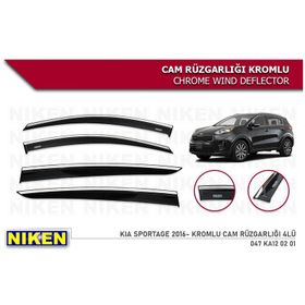 Niken Kia Sportage 2016 Sonrası Kromlu Cam Rüzgarlığı