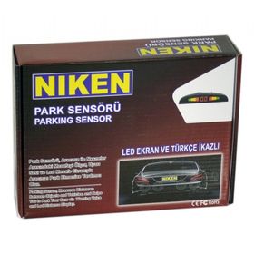 Niken Led Ekranlı Türkçe İkazlı Siyah Park Sensörü